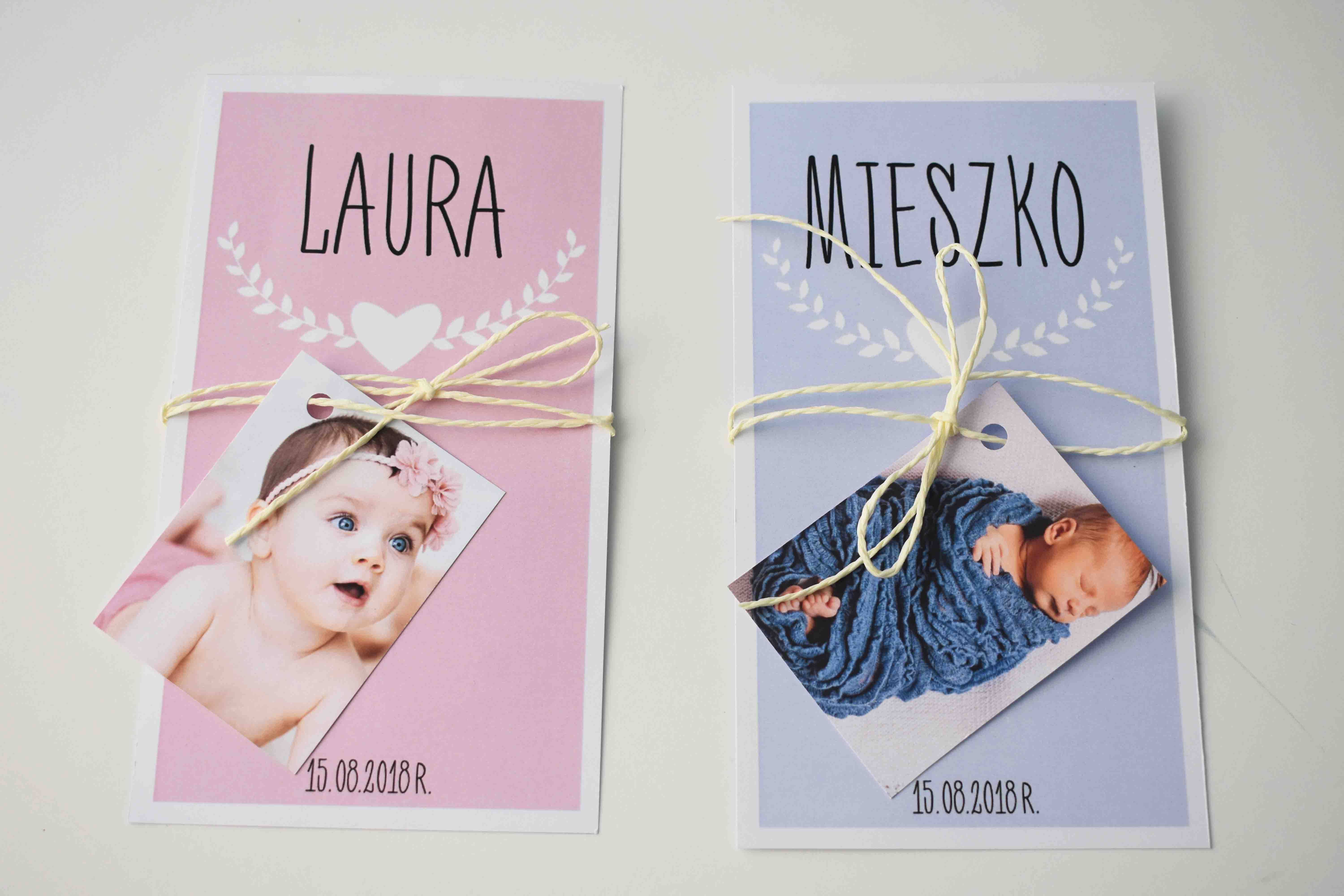 zaproszenie i dodatki chrzest