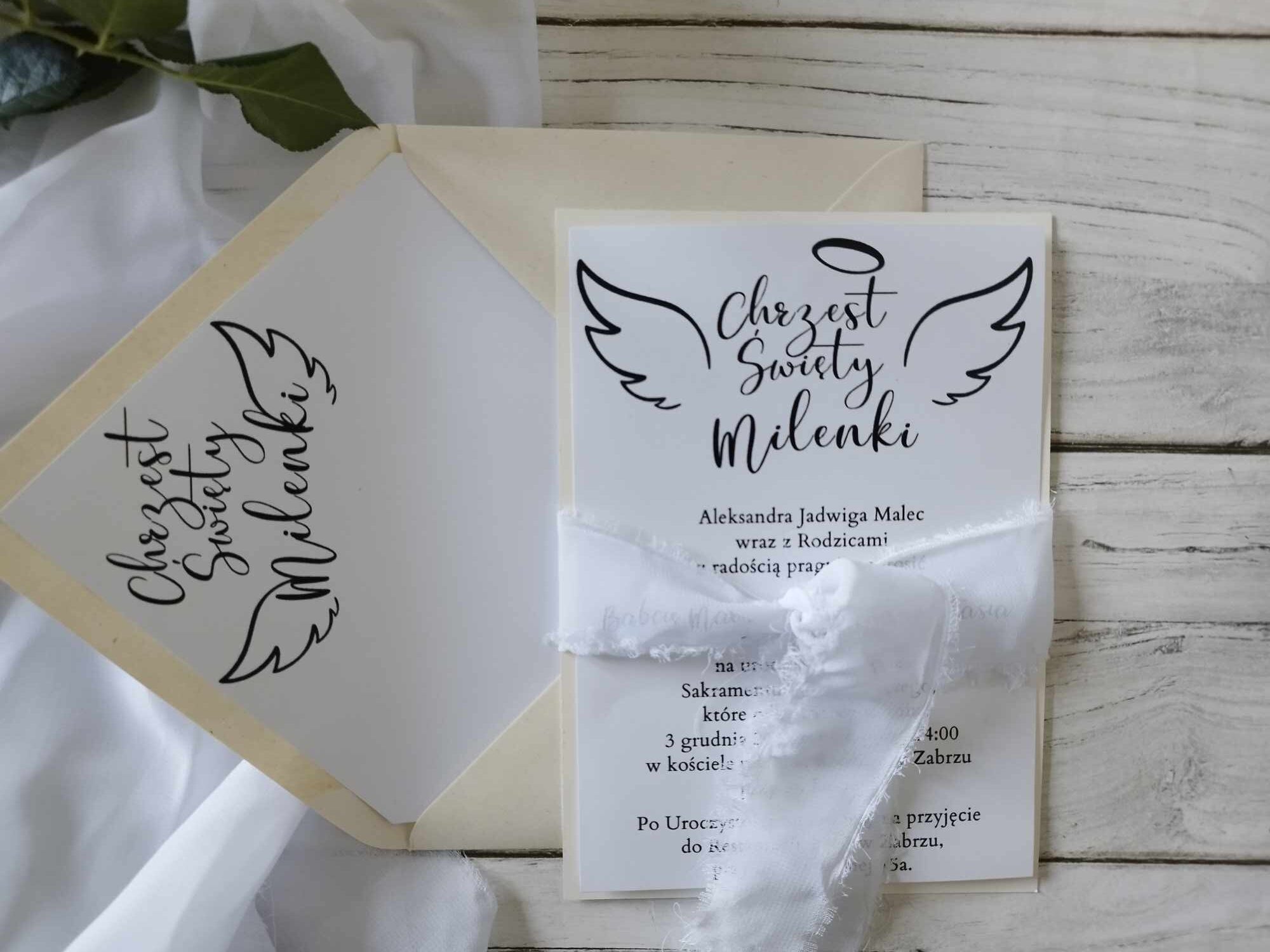 zaproszenie na chrzest
