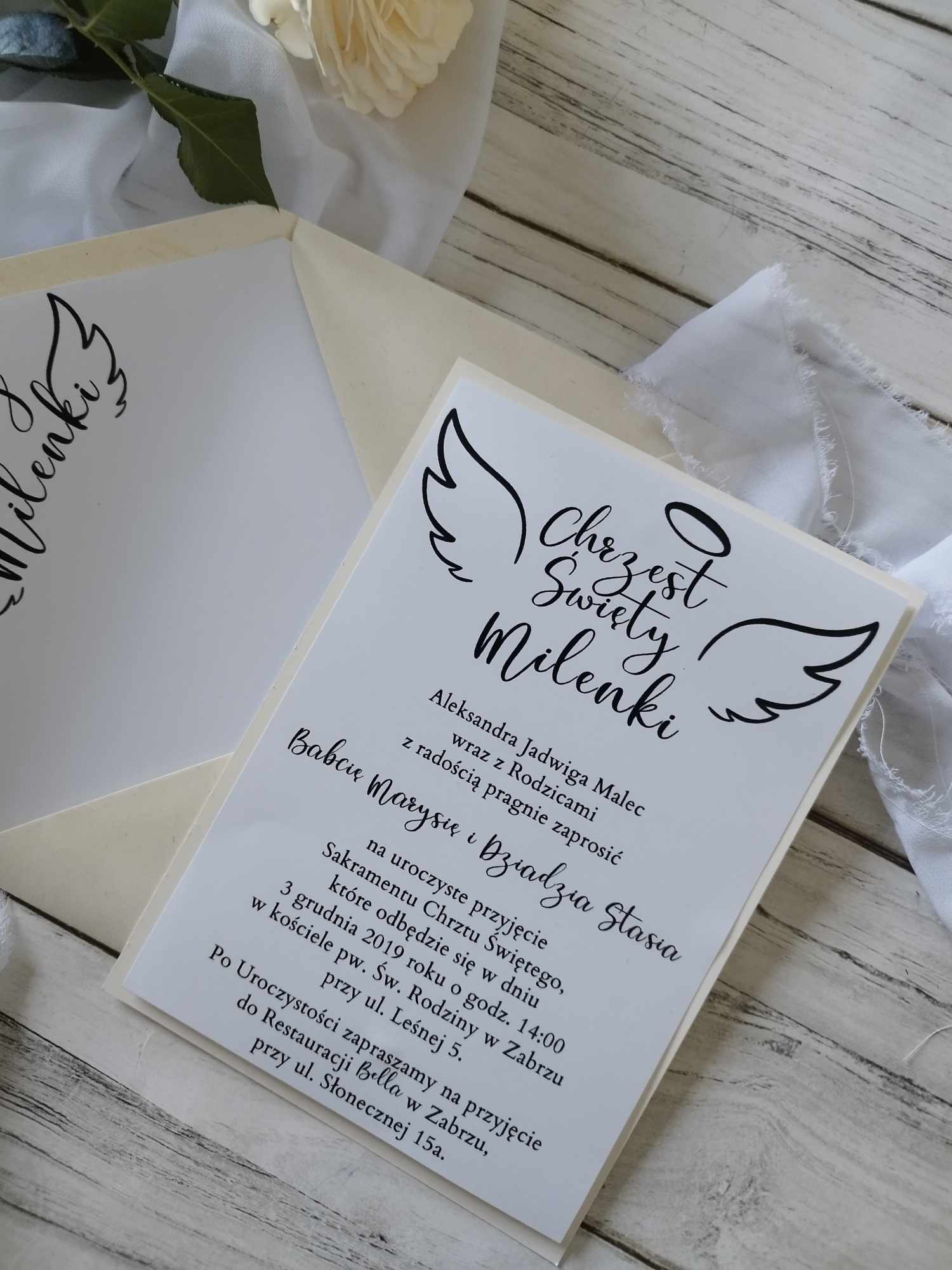zaproszenie na chrzest